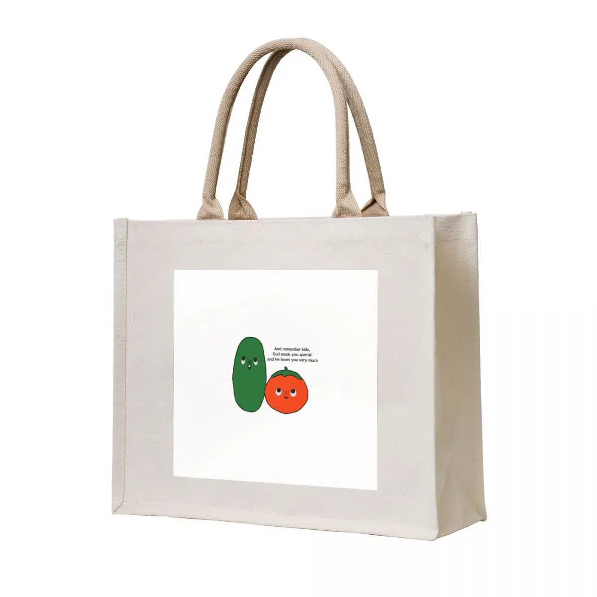 

Veggie Tales doodle Tote Bag Canvas bag Large bags for women Lady bags