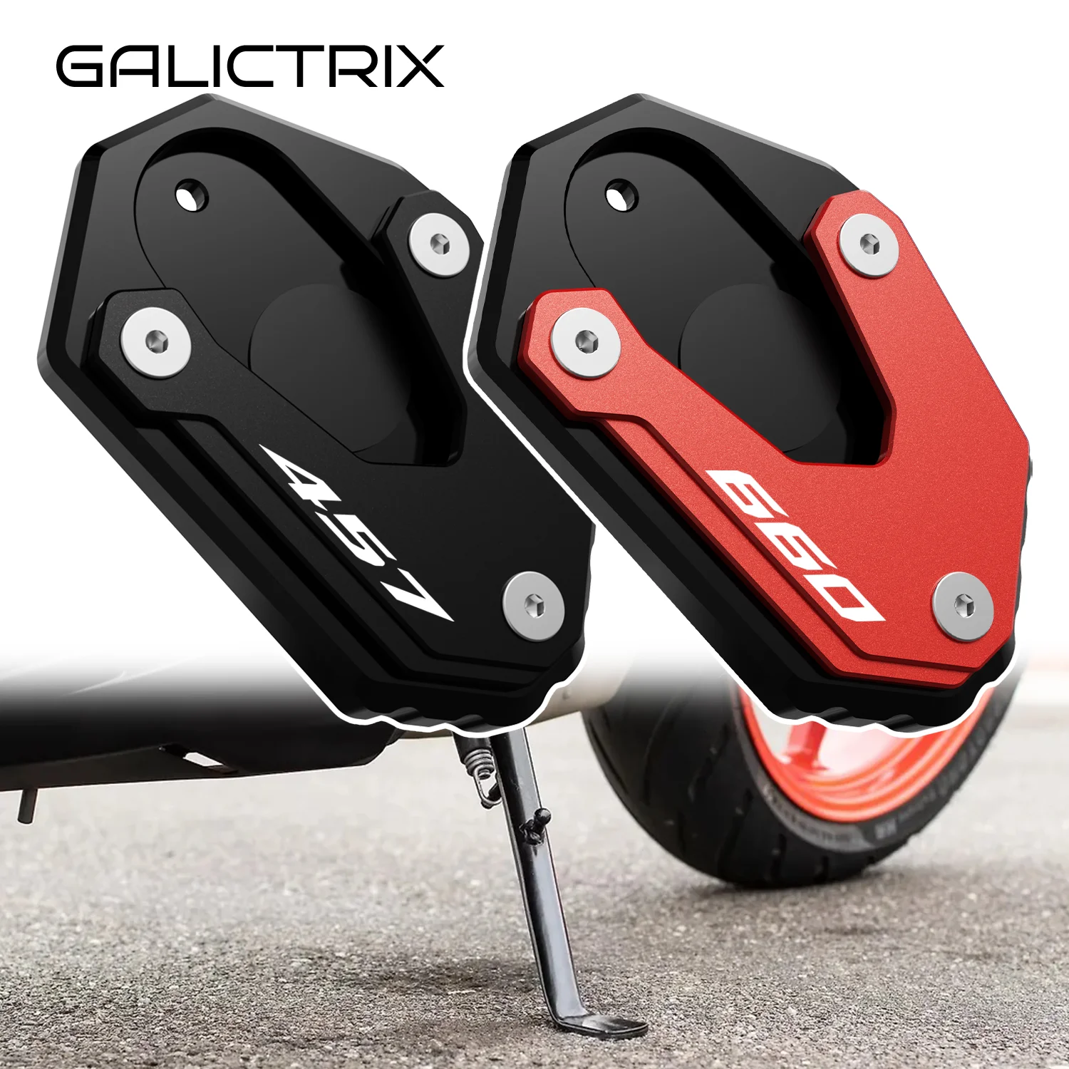 For Aprilia RS457 RS457 2024-2027 RS660 RS660 2020-2026 2027 Accessories Motorcycle Kickstand Side Stand Enlarge Extension Pad