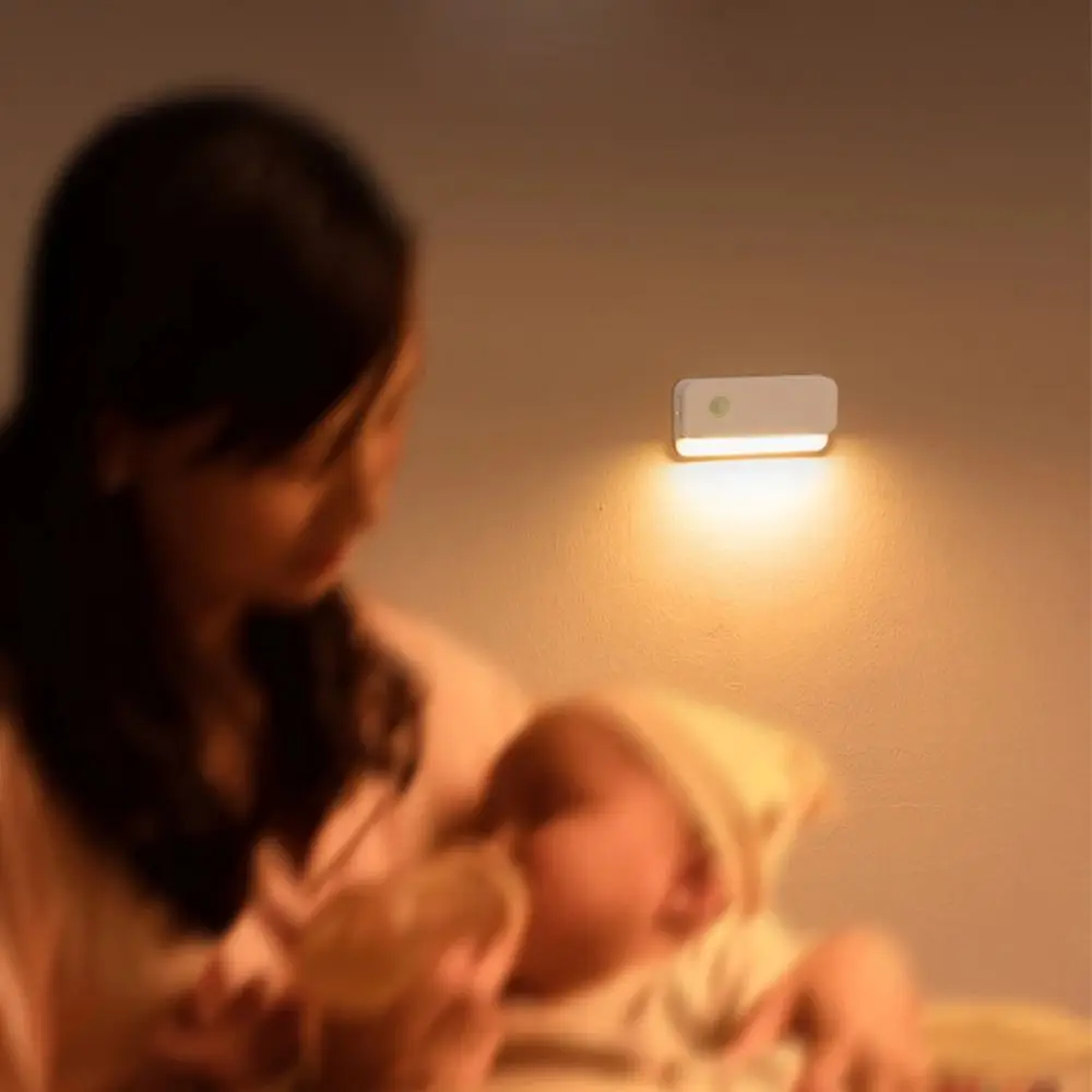 

Миниатюрный сенсорный светодиодный ночник: энергосберегающий, компактный, перезаряжаемый, с умными функциями, аварийный светильник, магнитное крепление