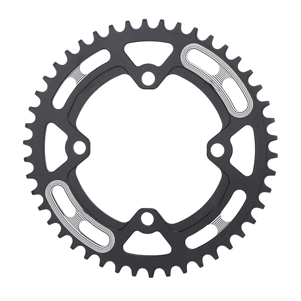 44-52T Bike Chainring 8/9/10/11 Speed 104BCD Aluminium Alloy Ungrooved Nail Hole Bicycle Chain Wheel Cycling Accessories