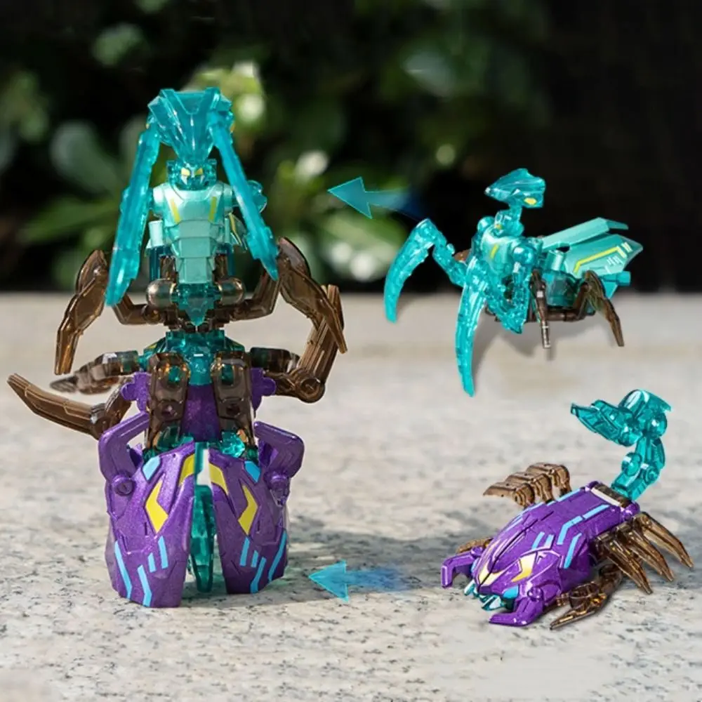 Robot de transformación Mantis/Scorpion, juguetes con múltiples articulaciones, Robot de deformación Animal móvil, simulación de modelo 2 en 1, juguete de transformación