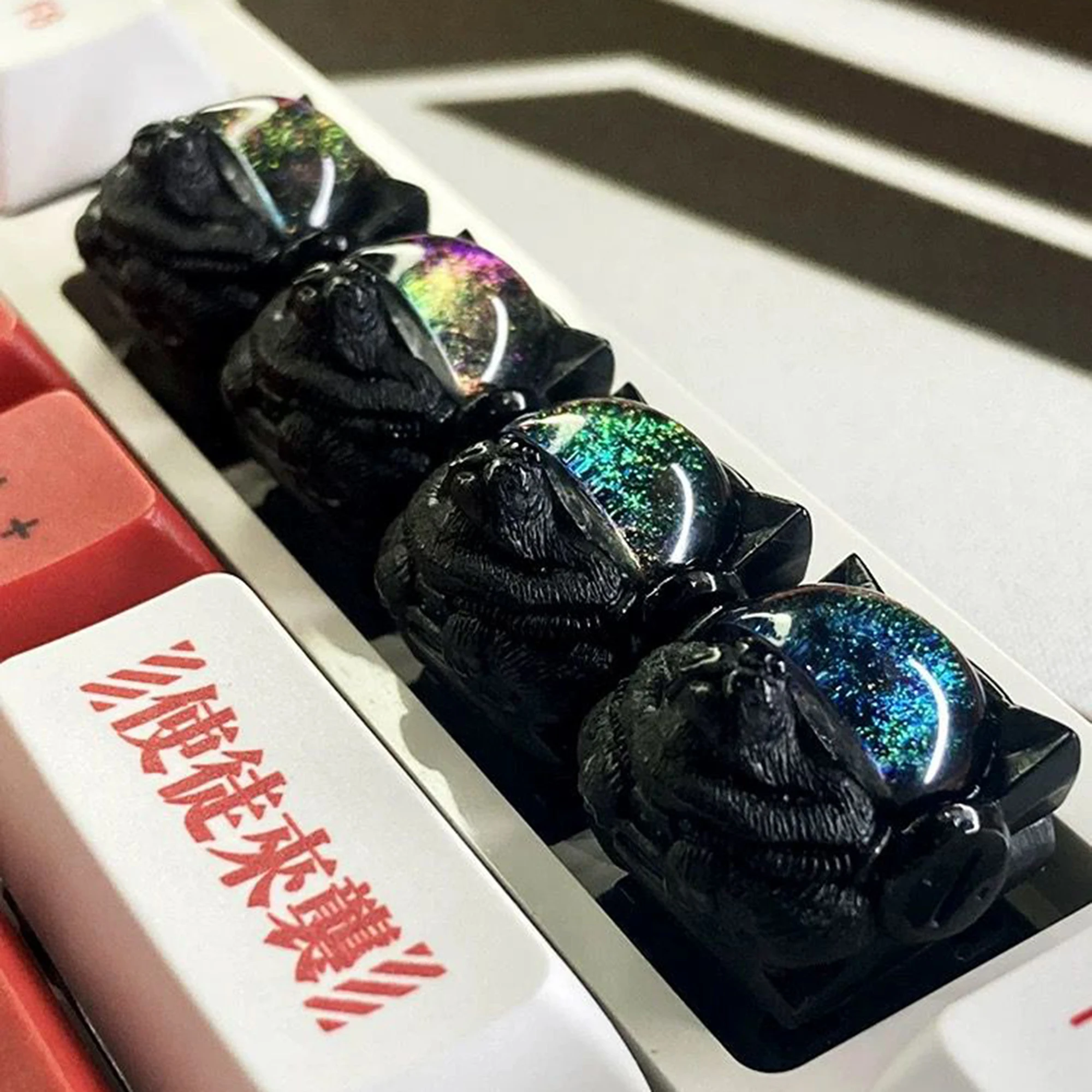 3D Printed Resin Game Personalized Keycap Space Dog Single Keycap Esc Customized Cute Keycap Mechanical Keyboard Accessories