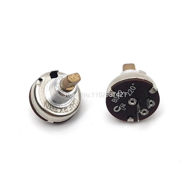 1 Piece 13MM Type Game Machine Aircraft Toy Model Adjustment Potentiometer B5K B502 220 Degree Steering Gear