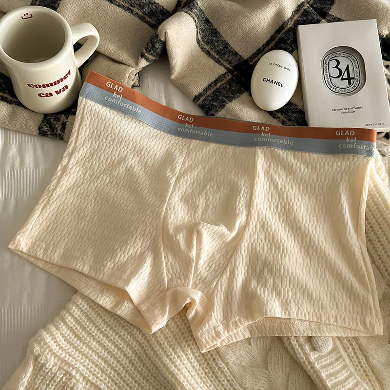 الرجال القطن U الانتفاخ الحقيبة سراويل داخلية لينة تنفس السروال الذكور مثير سراويل بوكسر Ropa الداخلية Hombre calzoncillos #4