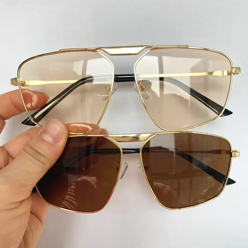 NUEVAS Gafas de Sol con Marco Extra Grande, Gafas de Sol Poligonales Anti-UV, Gafas Retro de Aleación, Gafas de Sol de una Sola Lente con Personalidad