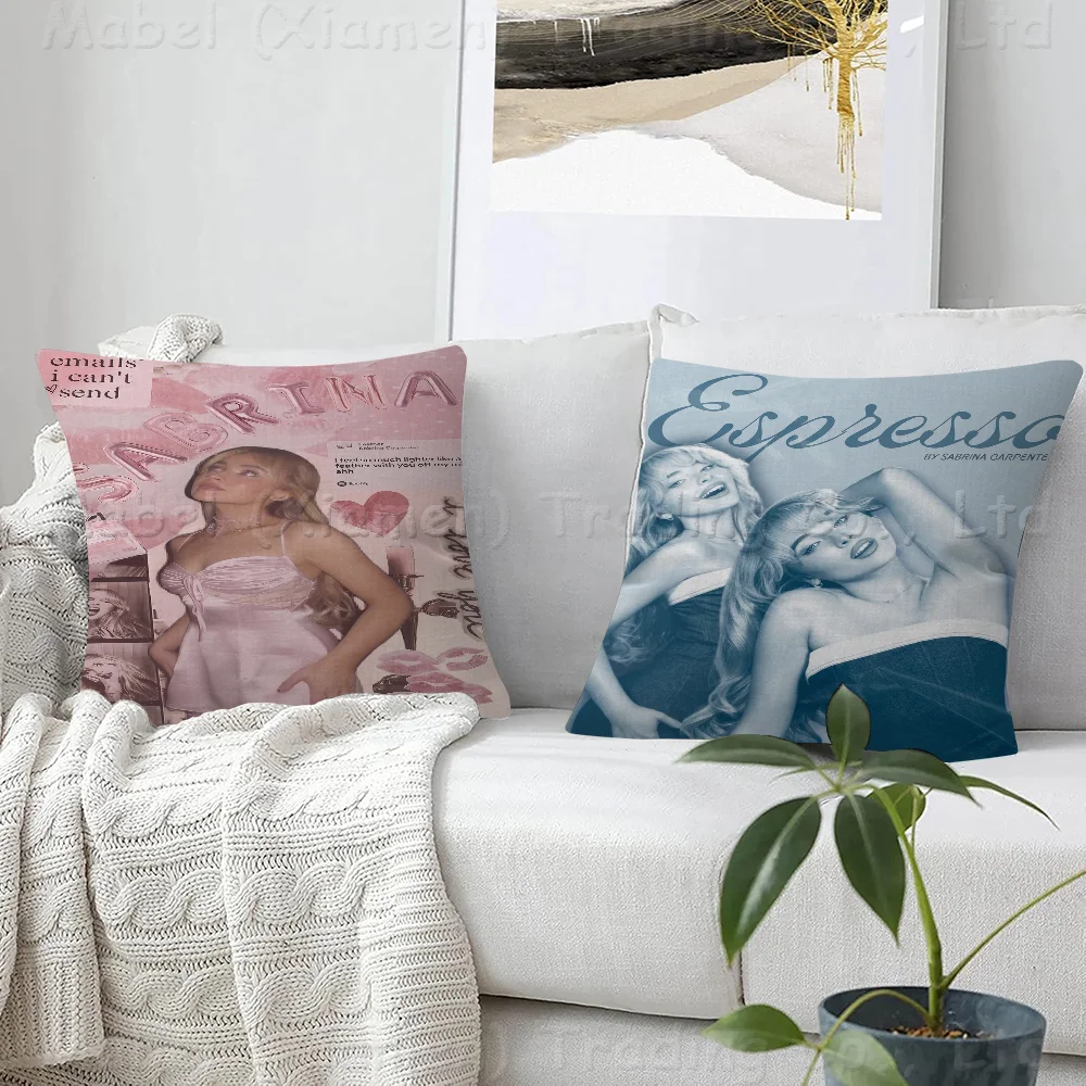 

Sabrina Carpenter Pillow Gift Home Office Decoration Pillow Bedroom Sofa Car Cushion CoverPillow Case