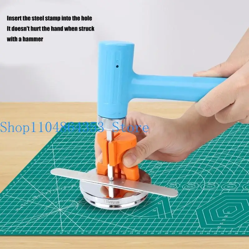 Handheld Metal Stamping Clamp Tool for Engraving on Jewelry and Craft With Sturdy Plastic Designs