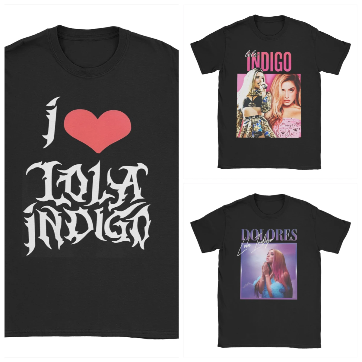 

Lola 2025 Indigo Tour Merch T Shirt Men Women Cotton Humorous T-Shirt Summer Singer Tee Short Sleeve Tops Plus Size Clothing