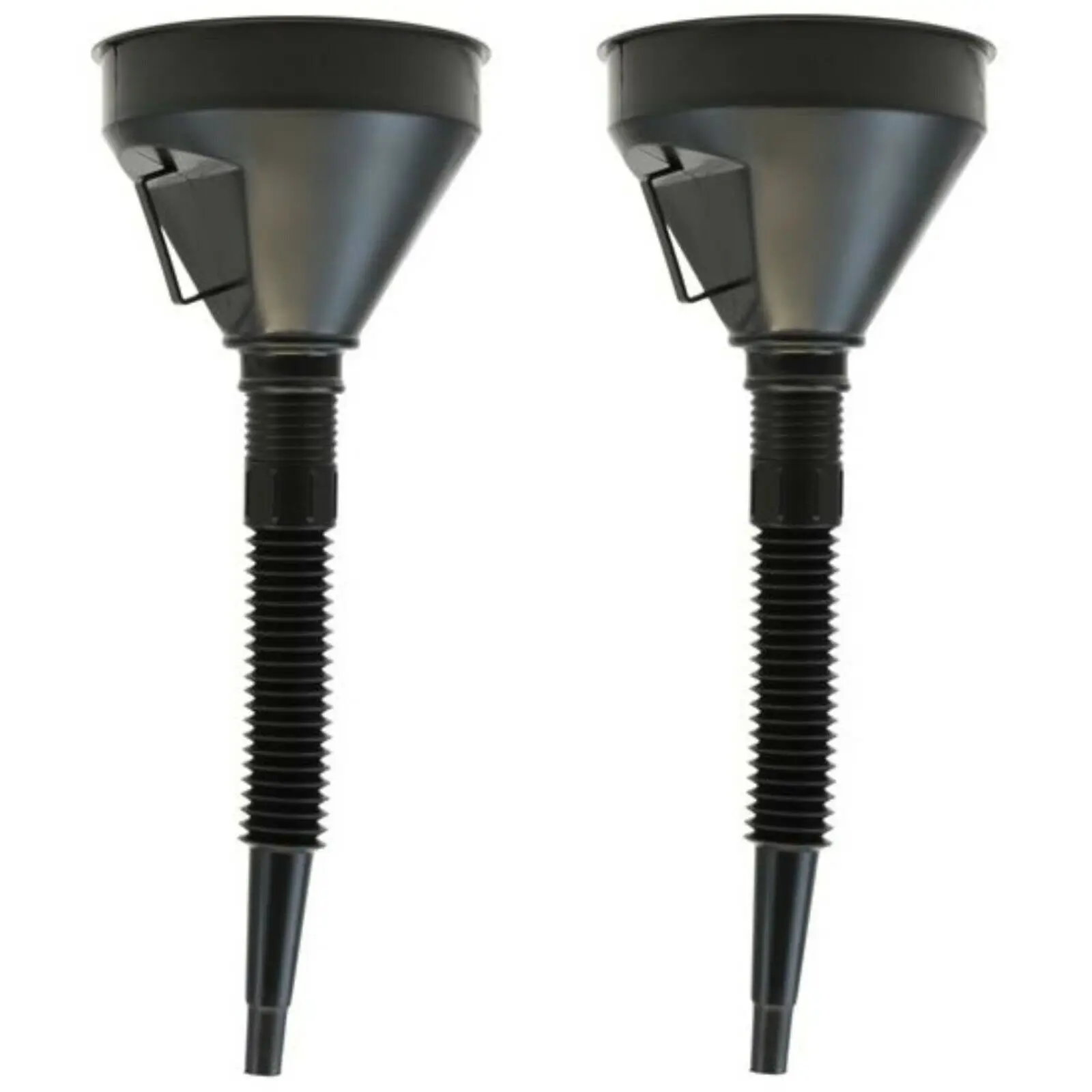 2 Pcs Multi Functional Flexible Automotive Fuel Funnel Spill-Proof Refueling & Oil Changing Tool With Wide Mouth & Handle