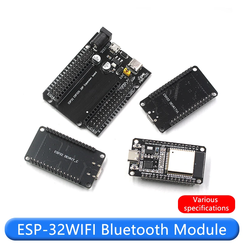 Макетная плата ESP32, беспроводная, Wi-Fi + Bluetooth 2 в 1, двухъядерный процессор с низкой мощностью
