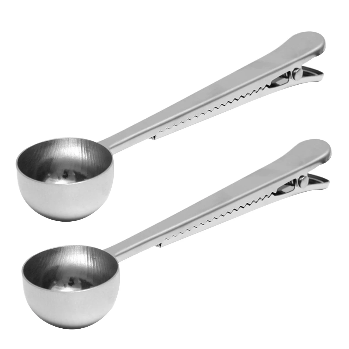 

2 Pcs Coffee Measuring Spoon Spoons Measure Milk Powder Stainless Steel Tablespoon
