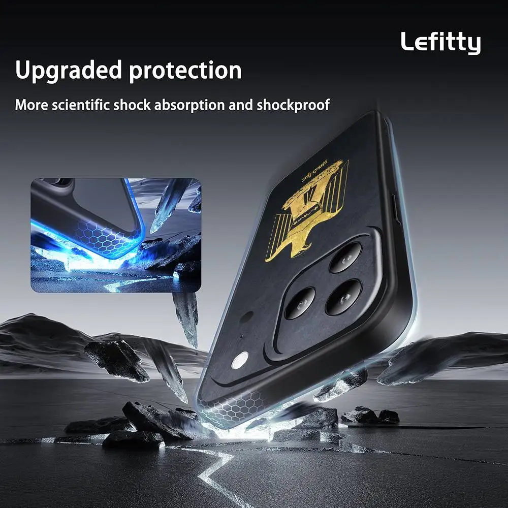 Casing HP Logo Lambang Nasional Irak Untuk IPhone 17 16 15 14 13 12 11 Pro Max Plus Mini Hitam Doff Soft Shell Funda