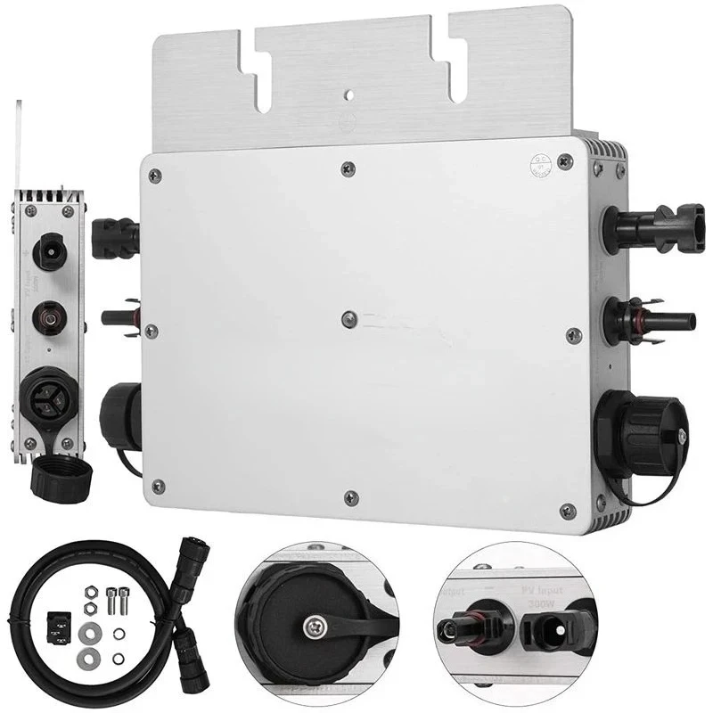 Applicable to Electric Power Microinverter 600w 800w 1200w 220v On Grid Tie MPPT WIFI 3 phase Micro Inverter for Solar System