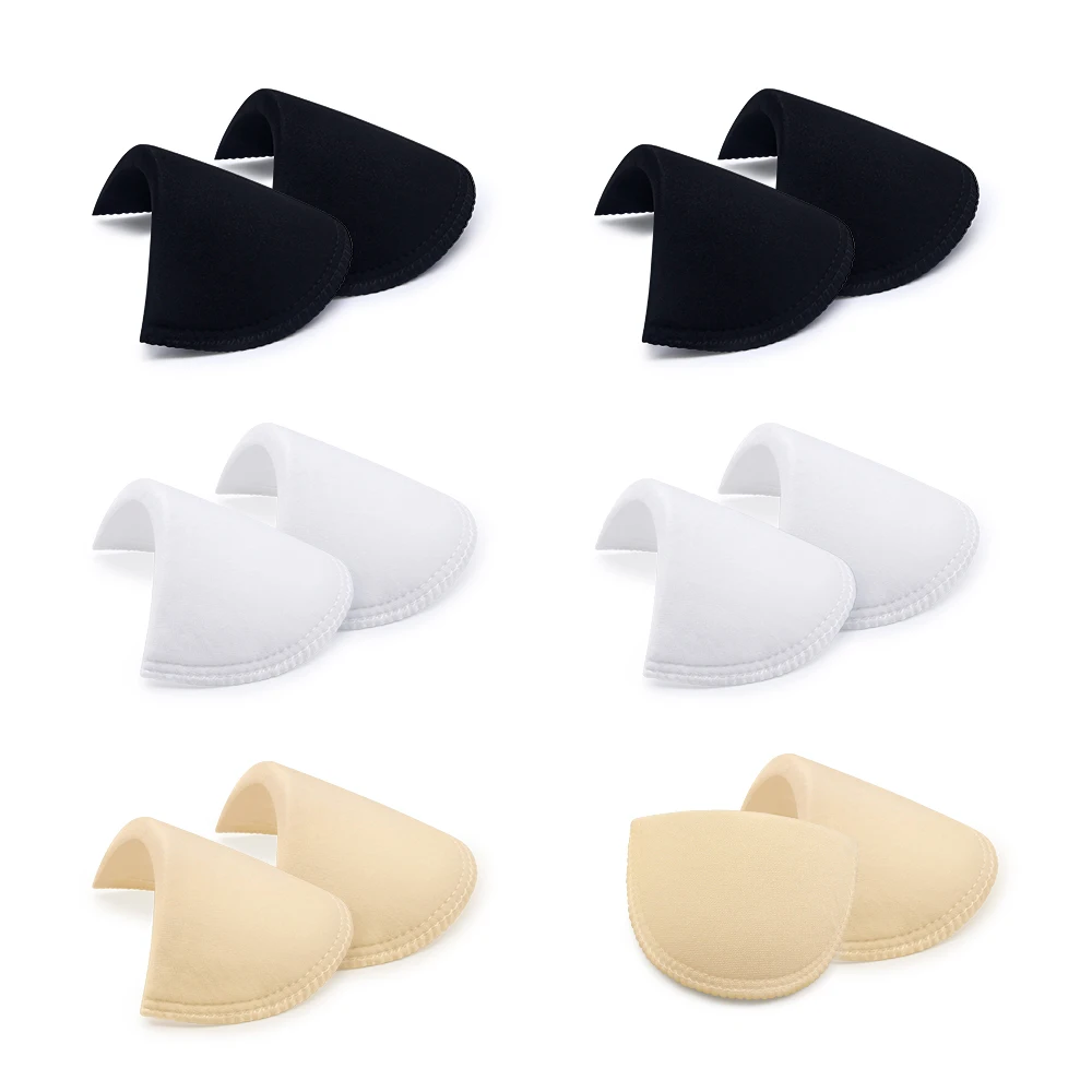 4 pares de hombreras acolchadas suaves de espuma con cifrado para chaqueta, camiseta, ropa, accesorios de costura
