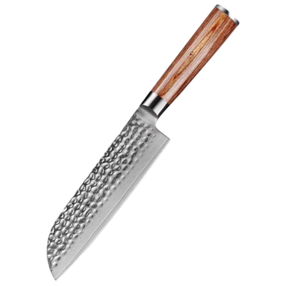 

Нож Santoku 7-дюймовый ультра острый и антипригарный нож дамасского шеф-повара 67-слойный японский нож из дамасской нержавеющей стали