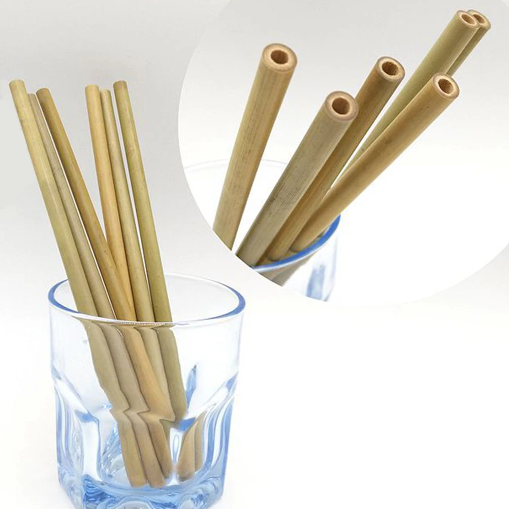 

22pcs 20 Biodegradable Srtaw Reusable Biodegradable Eco Reusable Straw Set for Bar Accessories
