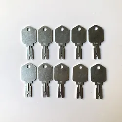 10PCS 166 Forklift key for Pollak Clark Yale Hyster For Komatsu Mustang Gradall Gehl for Daewoo Doosan A214062 5133504