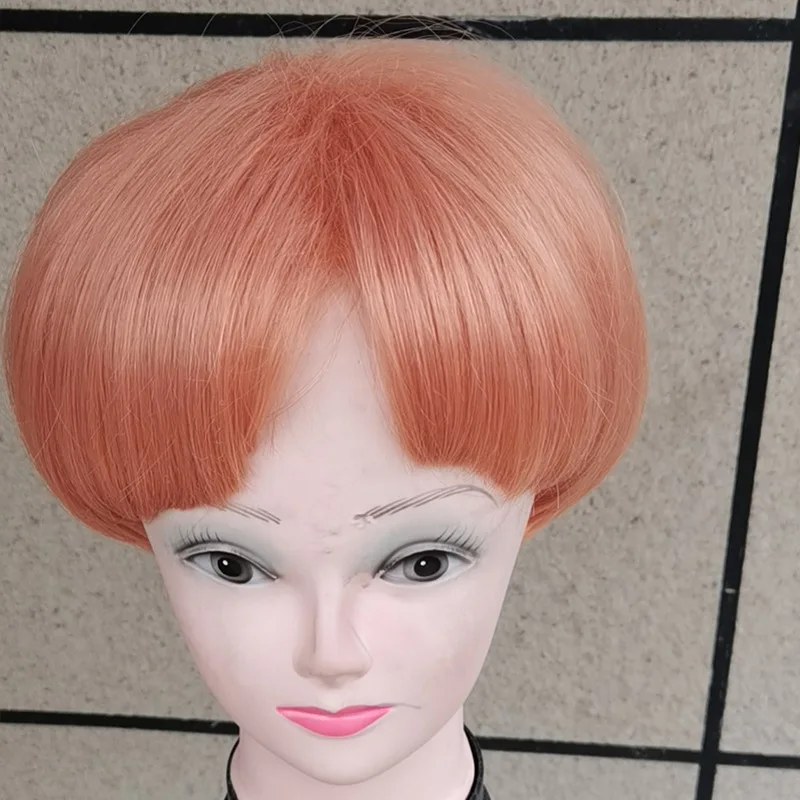 Anime japonês, adolescente de vôlei, peruca Shirabu Kenjiro Cos, capuz de seda de alta temperatura