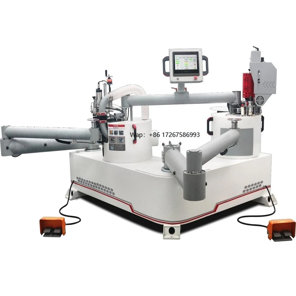 Eco-friendly Woodworking Equipment Automatic Edge Bander and Edge Trimming Machine Multi-function Edge PVC Film Sealing