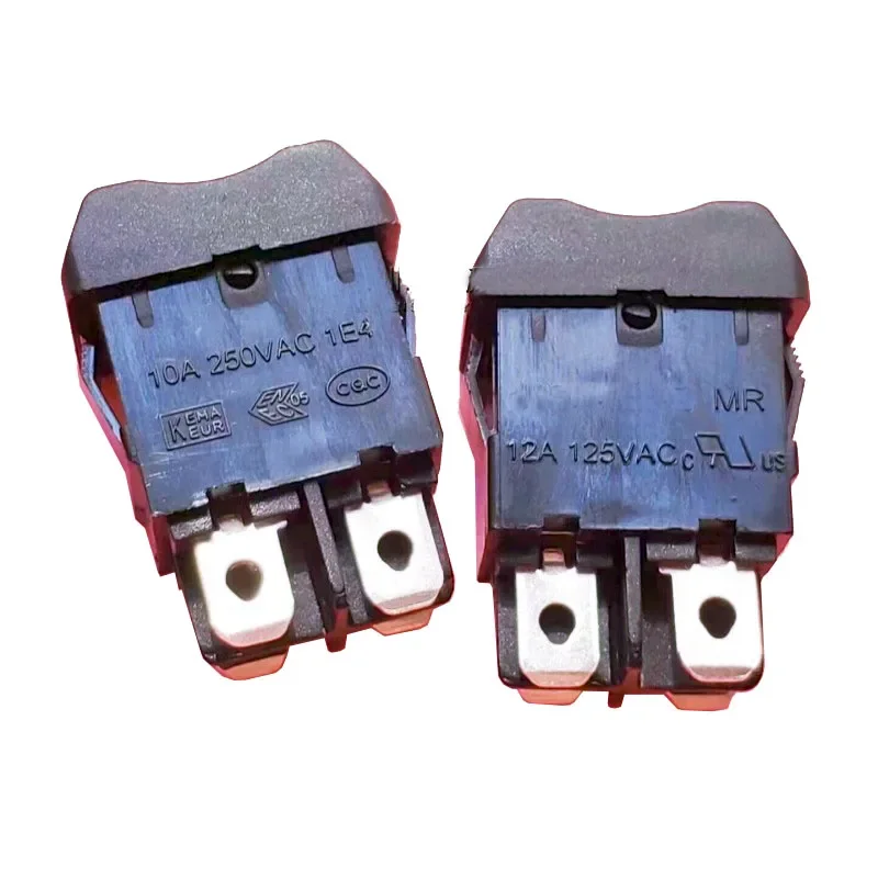 Original Taiwan UL ENEC CQC four-pin 2-speed black with anti-collision power switch MR-6C 10A250V 12A125V 21*15mm