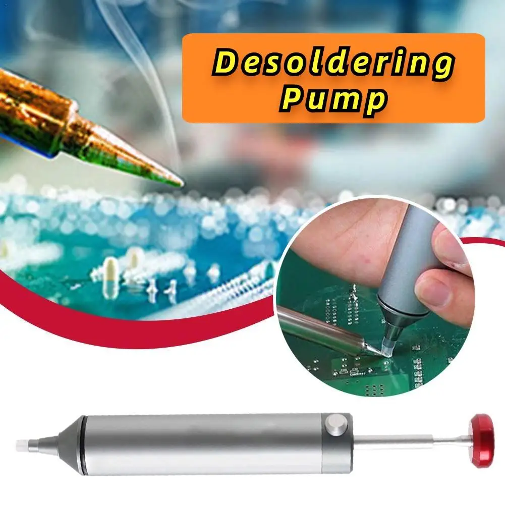 

Industrial Grade Desoldering Pump Suction Tin Gun Soldering Sucker Pen Removal Vacuum Solder Iron Welding Repair Tool