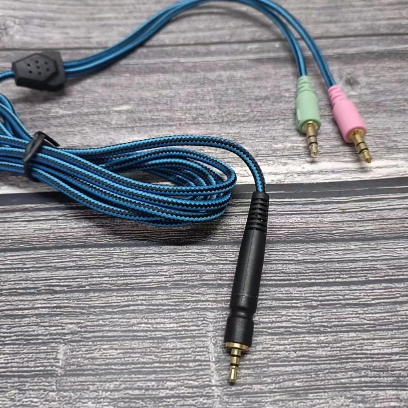 UNP PC conveniente para Sennheise GSP350 GSP500 GSP600 GSP670 Gaming Headphones Fio Plug conexão estável