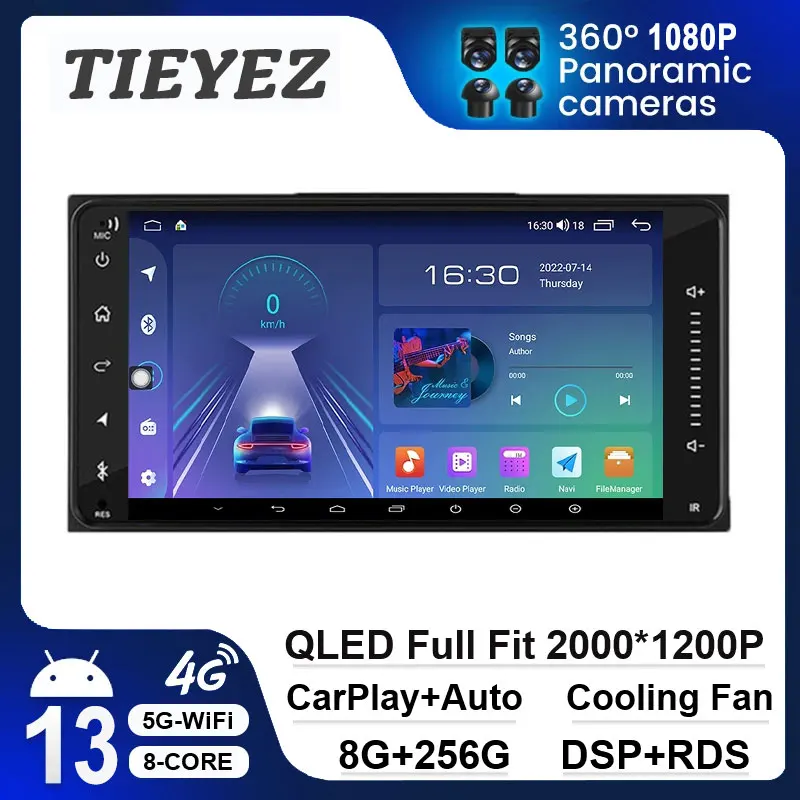 

Android 13 Universal 7Inch Car Radio For Toyota GPS Navigaion Multimedia Head Unit 7 Inch Carplay Android Auto Player AutoRadio