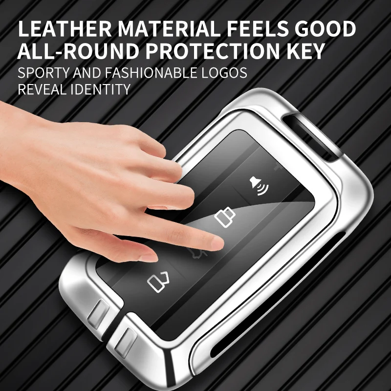 Zinc Alloy Car Remote Control Key Case Cover Shell for Tank 300 500 Protective Keychain Buckle Bag Set Interior Accessories