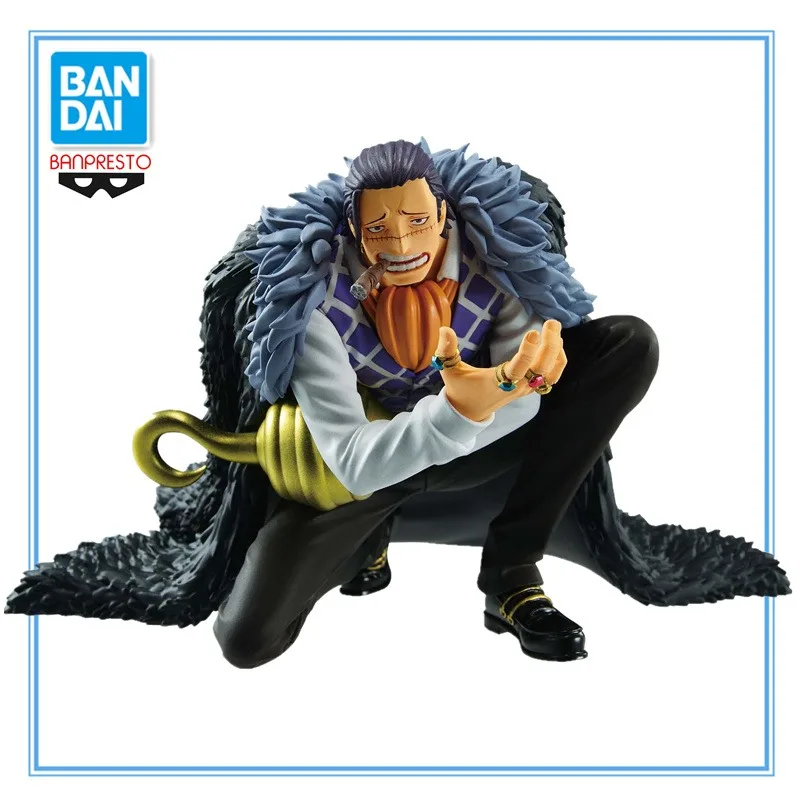 Original Banpresto One Piece BATTLE RECORD COLLECTION crocodile Action Anime Figure Pvc Collectible Toys for Boys