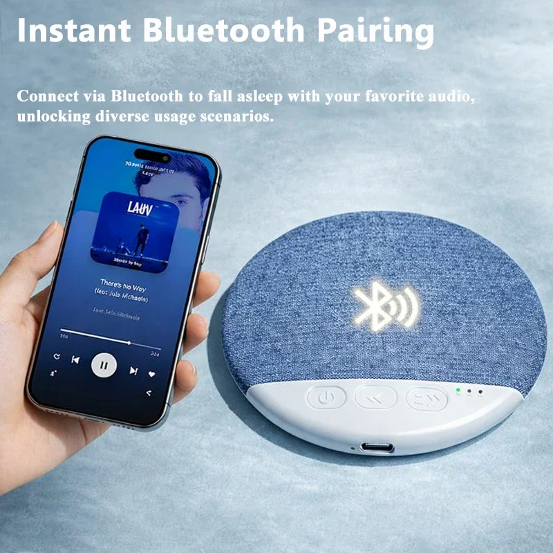 

Мини-динамик Bluetooth для сна, звук природы, звуковая панель с белым шумом, беспроводной MP3-плеер, ультратонкое отключение по времени, воспроизведение аудио