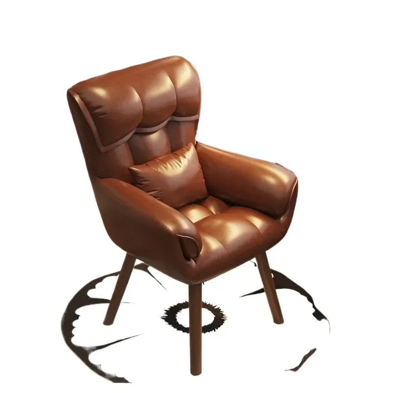for Home Student Study Office Chair Leisure Bedroom Rotating Computer Chair Small Apartment Comfortable Simple Sofa Chair