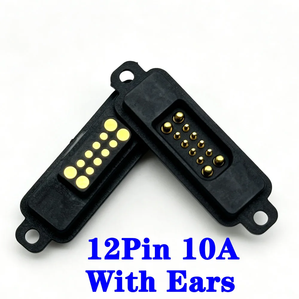 1 Set Waterproof Magnetic Pogo Pin Connector
