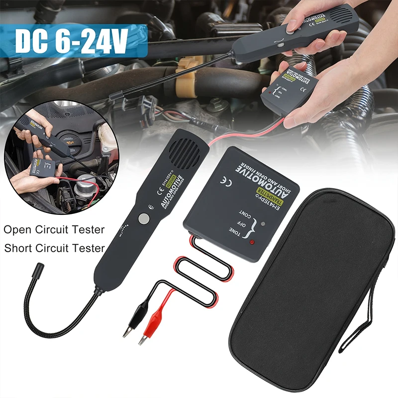 Automotive Circuit Tester Circuit Tracer Automotive Short Circuit Finder Quickly Detect Breaks, Leaks,Open Connections DC 6-42V