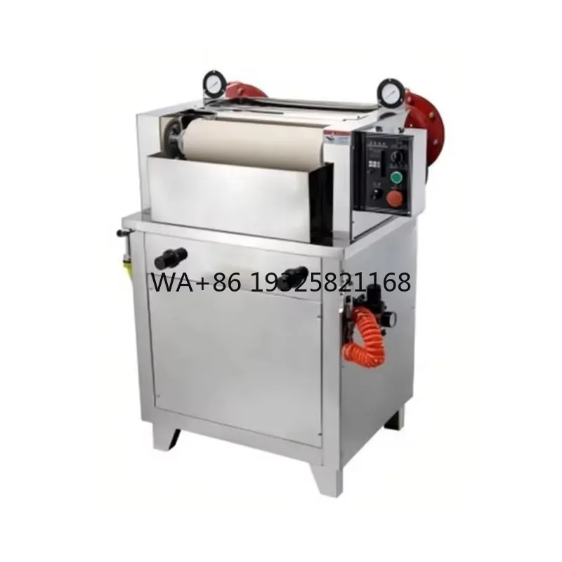 Vertical Pneumatic Electric Small Padder Cotton Fiber Fabrics Rolling Machine Textile Laboratories Fabric Testing Equipment
