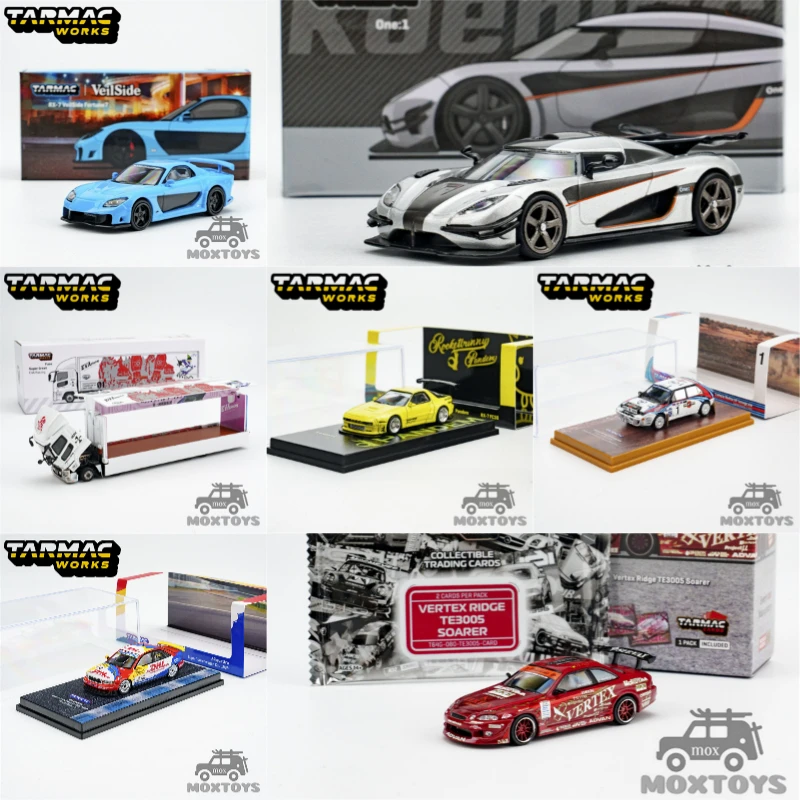 Tarmac Works 1:64 One:1 Fuso RX-7 FC3S Lancia Vertex Ridge TE3005 A4 Diecast Model Car