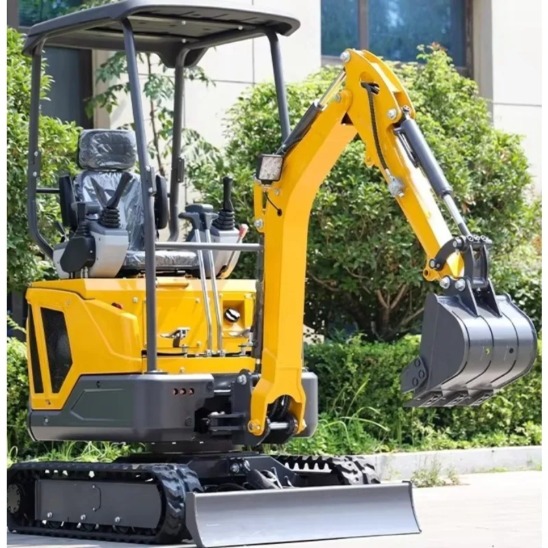 1.6 Ton Mini Excavator Compact Swing Boom Digger for Landscaping Farm Use Factory Direct