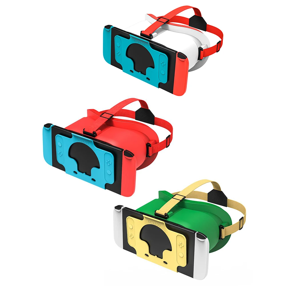 

VR Goggles Headset Suitable for Myopia Up To 800 Degrees Games Console Headset Secure Slot Design for Nintendo Switch OLED Model
