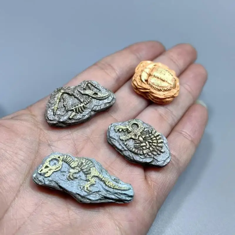 3/4/8pcs Realistic Mini Fossil Model Micro Landscape Desktop Decoration Ornaments, Home, Sand Tables/Bonsai/Photography Props