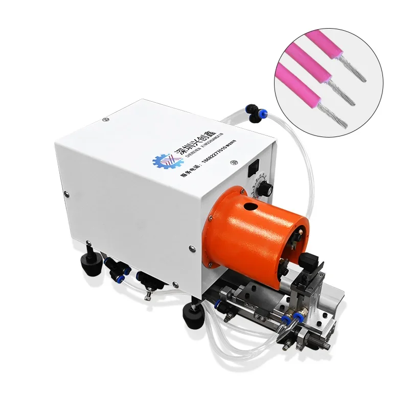 High-performance automatic stripping and twisting machine for electric cables wires