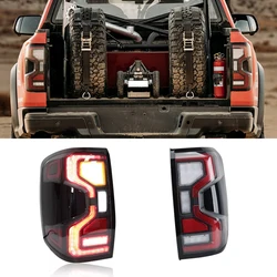 LED Taillight For Ford Ranger T9 2022 2023 2024 Steering Light Brake Light Reversing Light Warning Flashing Light Driving Light