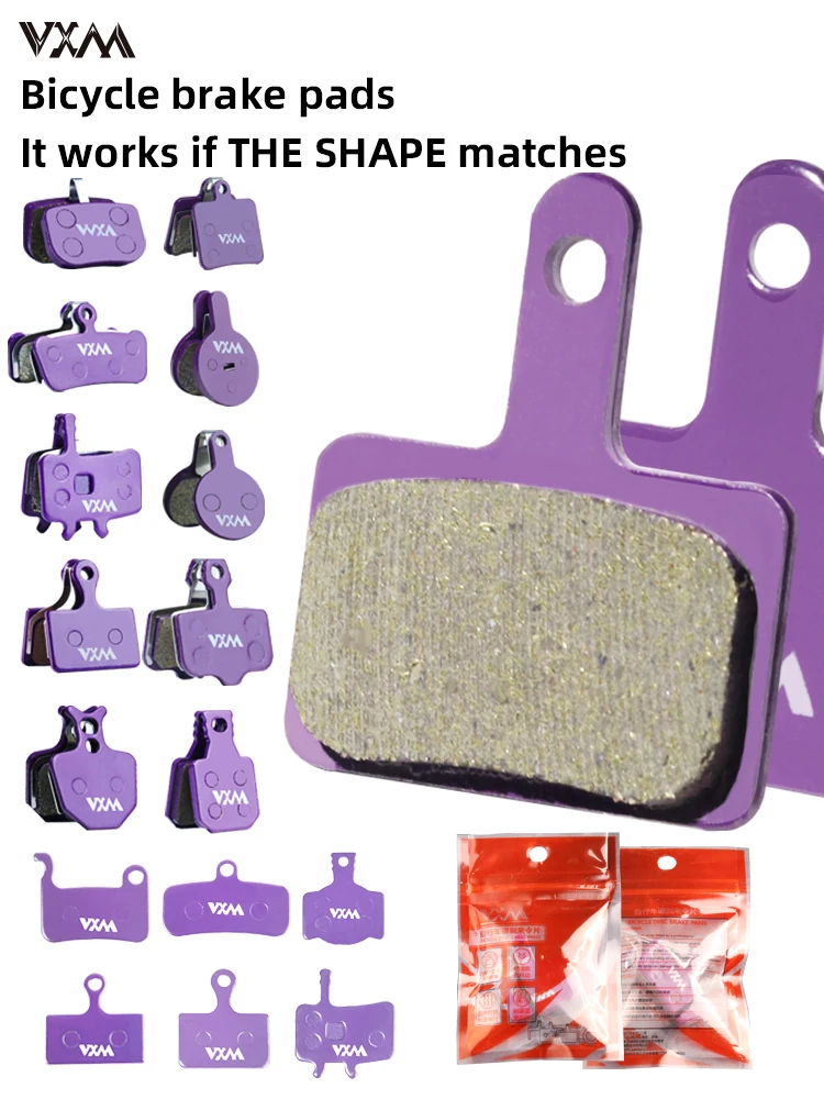 AliExpress VXM Purple polymetallic Disc Brake Pad For SHIMANO B01S Wear-resistant Hydraulic Brake Pads MTB bike