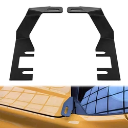 for Ford Ranger Driving Light Holder Engine Hood Spotlight Mount Bracket for 2023-2024 Ford Ranger Hood Ditch Light Brackets