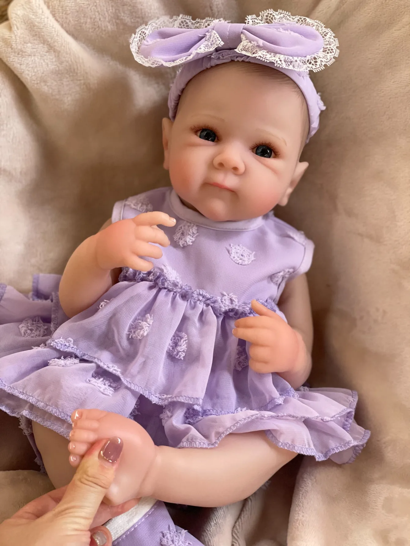 18 Inch Bettie Bebe Reborn Girl Merry Christmas Handmade Newborn Baby Doll Toy Gifts For Children