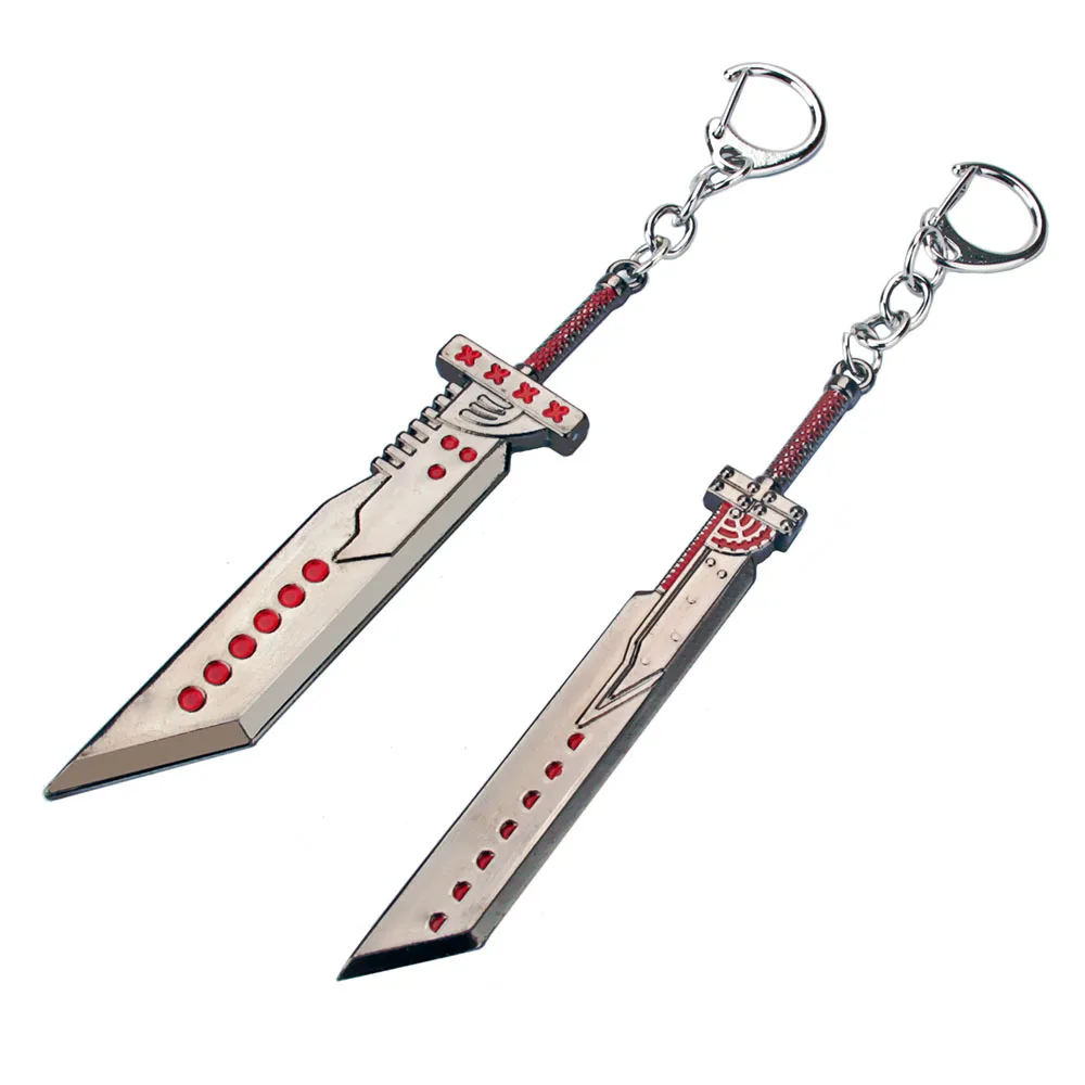 Game Final Fantasy Claude Zacks Sword KeyChain Destroyer Model Pendant Keyring Anime Cosplay llaveros Jewelry Gift Wholesale