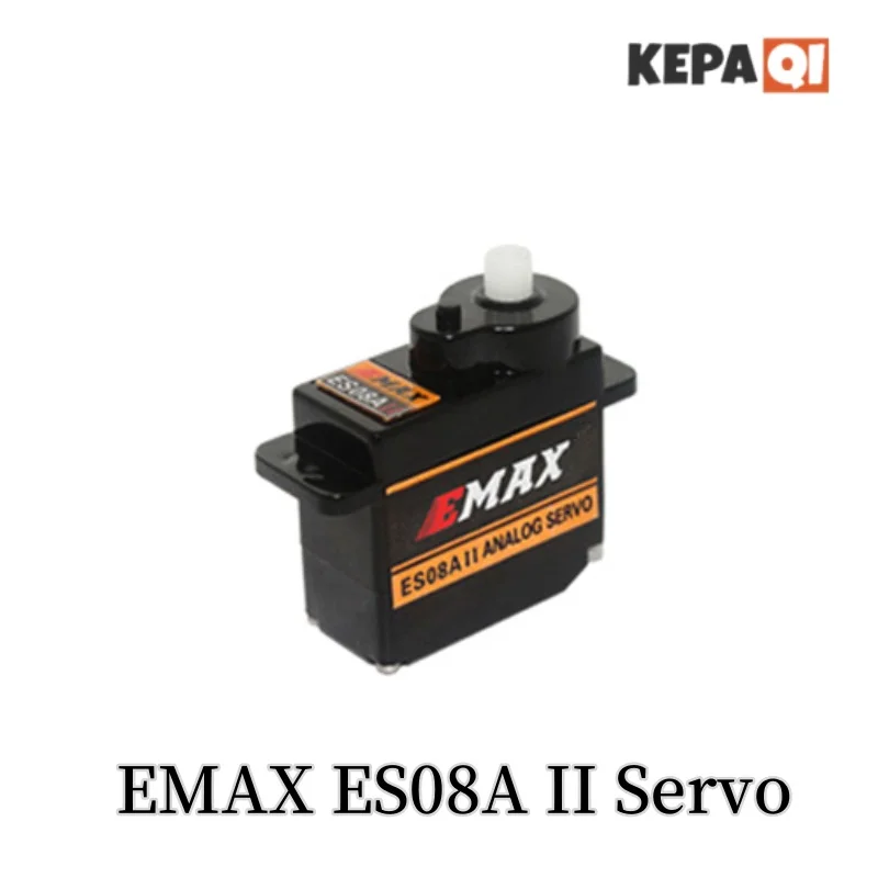 EMAX ES08A II simulación de engranaje de plástico 9g, Mini Servo analógico, servidor RC, modelo de avión, Control remoto, ala fija