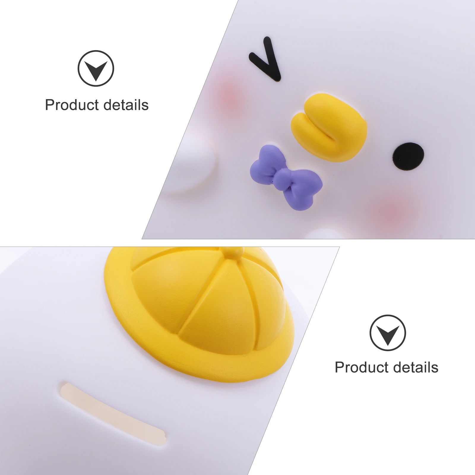 

1Pcs Cartoon Chick Saving Pot Durable Piggy Bank Coin Storage Jar Kids Money Saving Jar Desktop Ornament Gift Chick Piggy Bank