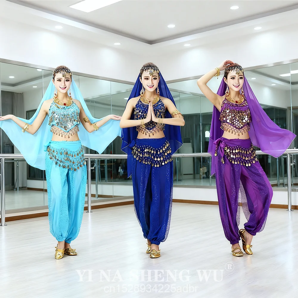 6 stks Buikdans Kostuums Te Koop Broek Vrouwen Bollywood Indiase Egyptische Buikdans Dans Plus Size Voor Volwassen Voor Vrouwen kostuum