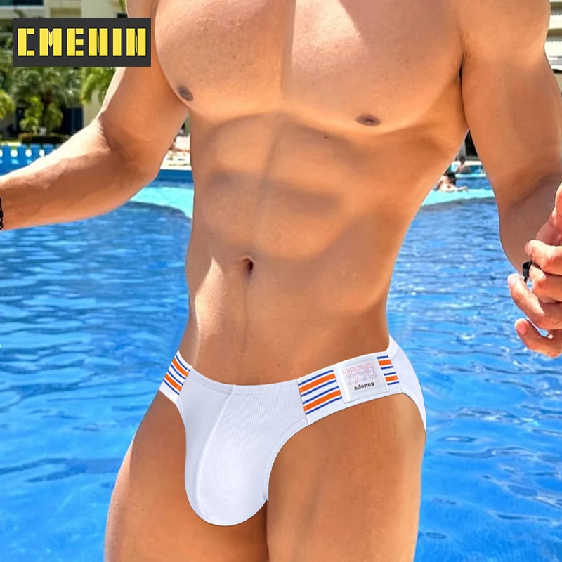 

1Pcs Cotton Men Underwear Sexy High-cut Gays Men's Briefs Breathable Large Crotch Pouch Mens Underpants Sissy Jockstrap Briefs