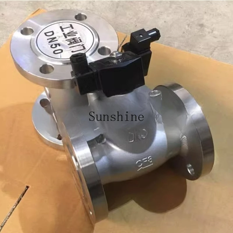 

ZBSF/ZCZP stainless steel steam special high temperature solenoid valve flange type normally closed DC12V 24V 220V