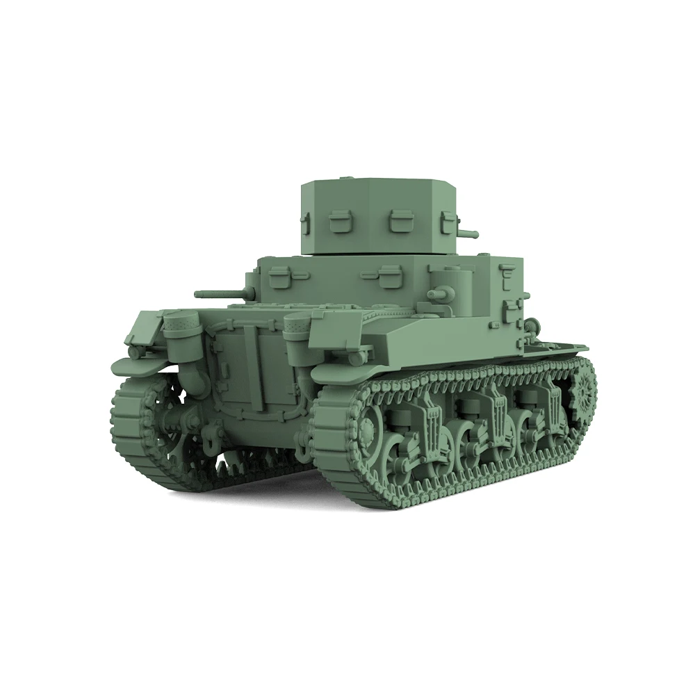 US M2A1 tanque medio SSMODEL SS525 Kit de modelo militar juegos de guerra estáticos en miniatura 1/144 1/200 1/350 1/700